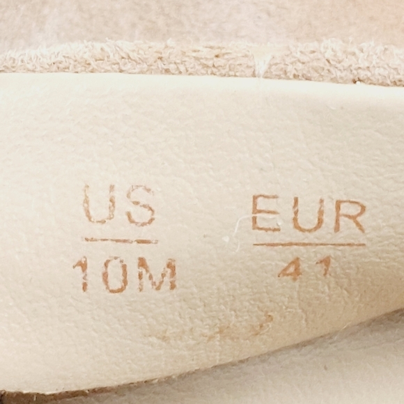 NEW Sam Edelman Tan Ankle Strap Buckle Low Block Heel Sandals W17 - Picture 11 of 14